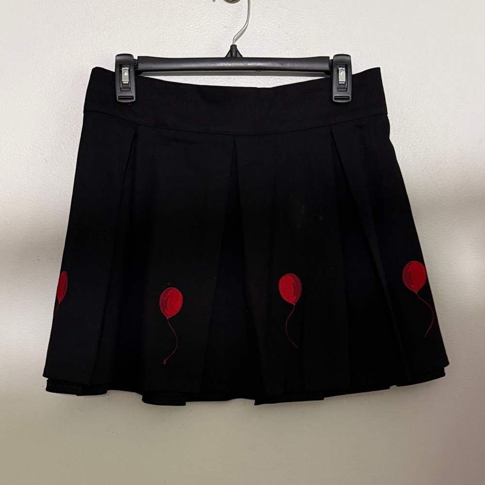 Dolls Kill X Horror IT Time To Float Plus Size Embroidered Mini Skirt